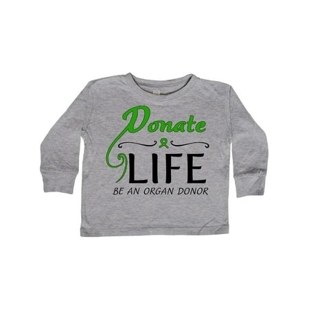 

Inktastic Donate Life-Be an Organ Donor Gift Toddler Boy or Toddler Girl Long Sleeve T-Shirt