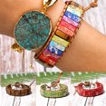 thumbnail image 2 of Adjustable Handmade Women Bracelet Strong Rope Colorful Natural Shell Woven Bracelet Jewelry Accessories, 2 of 7
