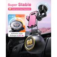 thumbnail image 3 of Soporte para teléfono de coche VANMASS 2024 Strongest Suction Pink, 3 of 6