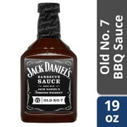 (2 pack) (2 Pack) Jack Daniel's Old No. 7 Barbecue Sauce, 19 oz Bottle