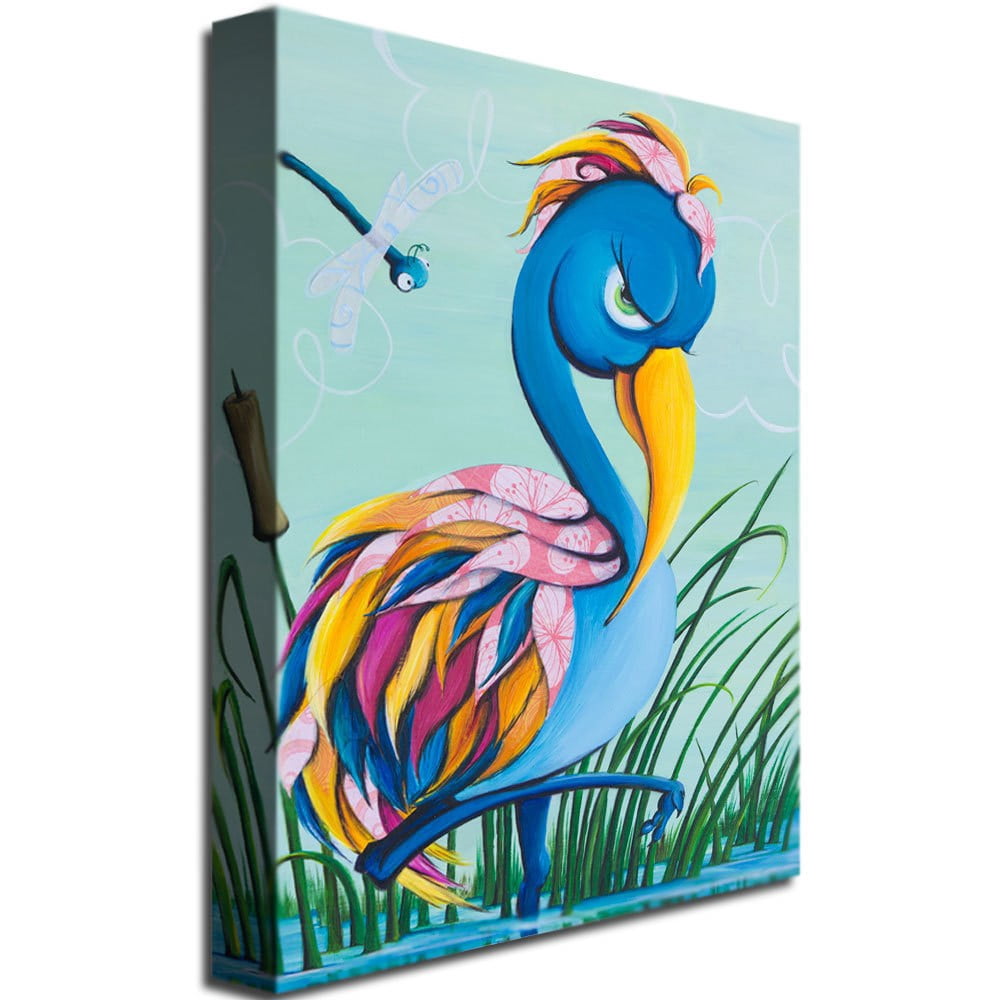 Trademark Fine Art "Showbird" Canvas Art by Sylvia Masek