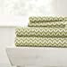thumbnail image 3 of Linen Market 4 Piece Sheet Set Patterned, California King, Puffed Chevron Sage, 3 of 5