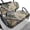 Leaf Camo Design, variant on Pzuqiu Golf Cart Seat Covers, Compatible with Golf Carts, Suitable for Ezgo Breathable, Orange Camo