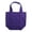 Purple, variant on Stylish Reusable Canvas Shopping Tote Grocery Shoulder Carryall Lunch Sack For Daily Use And Market Haul,Orange