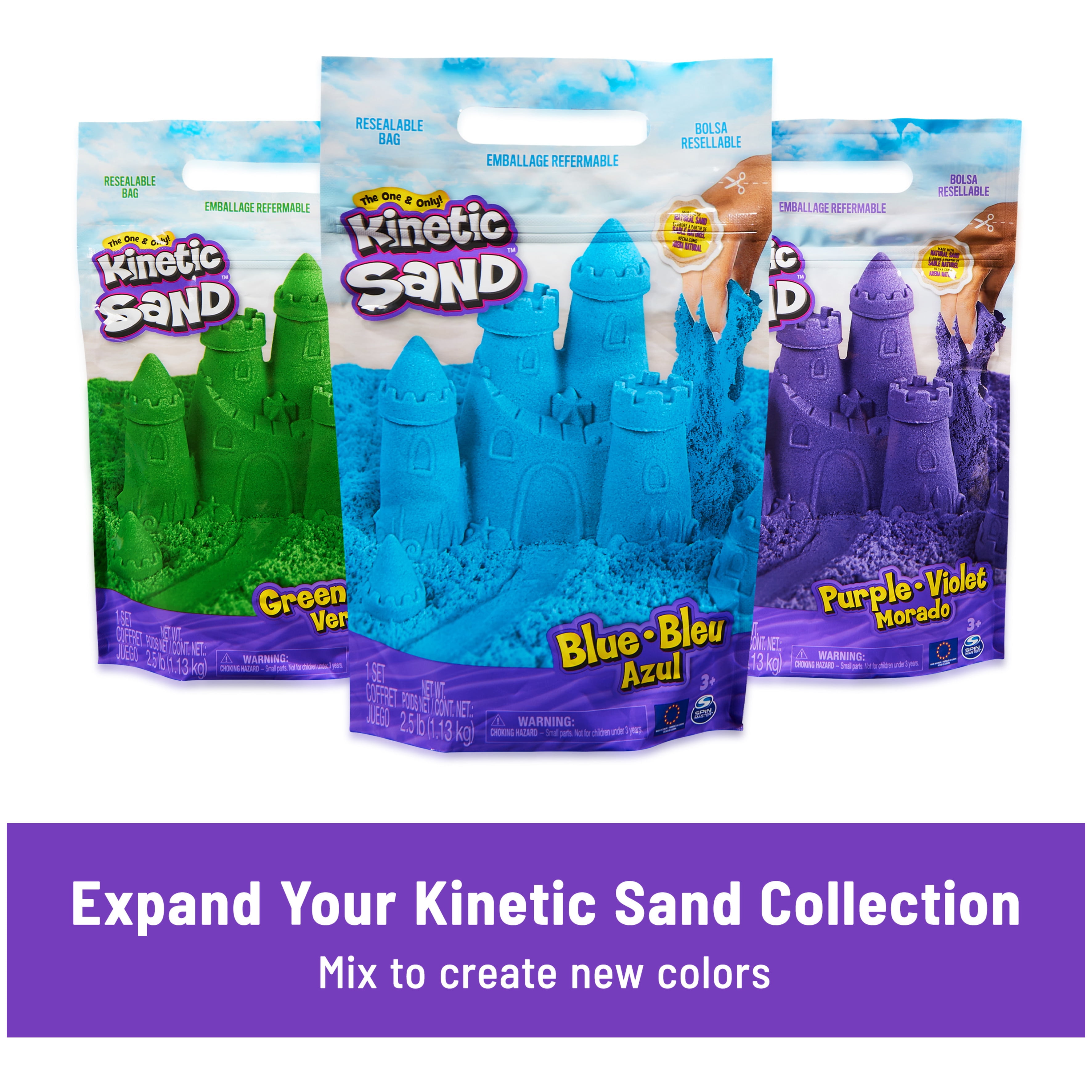 Kinetic Sand - Shimmering Sand Multipack With Molds : Target