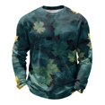 thumbnail image 2 of Dwelliawo Long Sleeve Shirts for Men Winter Stretch Comfy Sport Shirt Baggy Relaxed Fit Lightweight Classy Athletic Tops Coffee L, 2 of 5