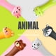 thumbnail image 4 of Juego de transporte de viaje de cubiertos para niños de 2 uds, vajilla portátil para niños, utensilios para niños pequeños, juego de cuchara y tenedor para niños con estuche de viaje Irfora Vajilla, 4 of 7