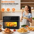 thumbnail image 2 of Air Fryer Toaster Oven Combo, 32QT Large Capacity, 21-in-1 Cooking Functions, 1800W Convection Oven with 360° Rotisserie, 4-Layer Cooking Space, Complete Accessories for Family Daily Use, 2 of 7