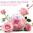 thumbnail image 2 of Preserved Real Roses in Glass Dome, Eternal Flowers with Scented, Romantic Gifts for Women, Wife, Girlfriend on Valentine's Day Anniversary and Birthday, Thanksgiving Day, Christmas Day, Pink, 2 of 11