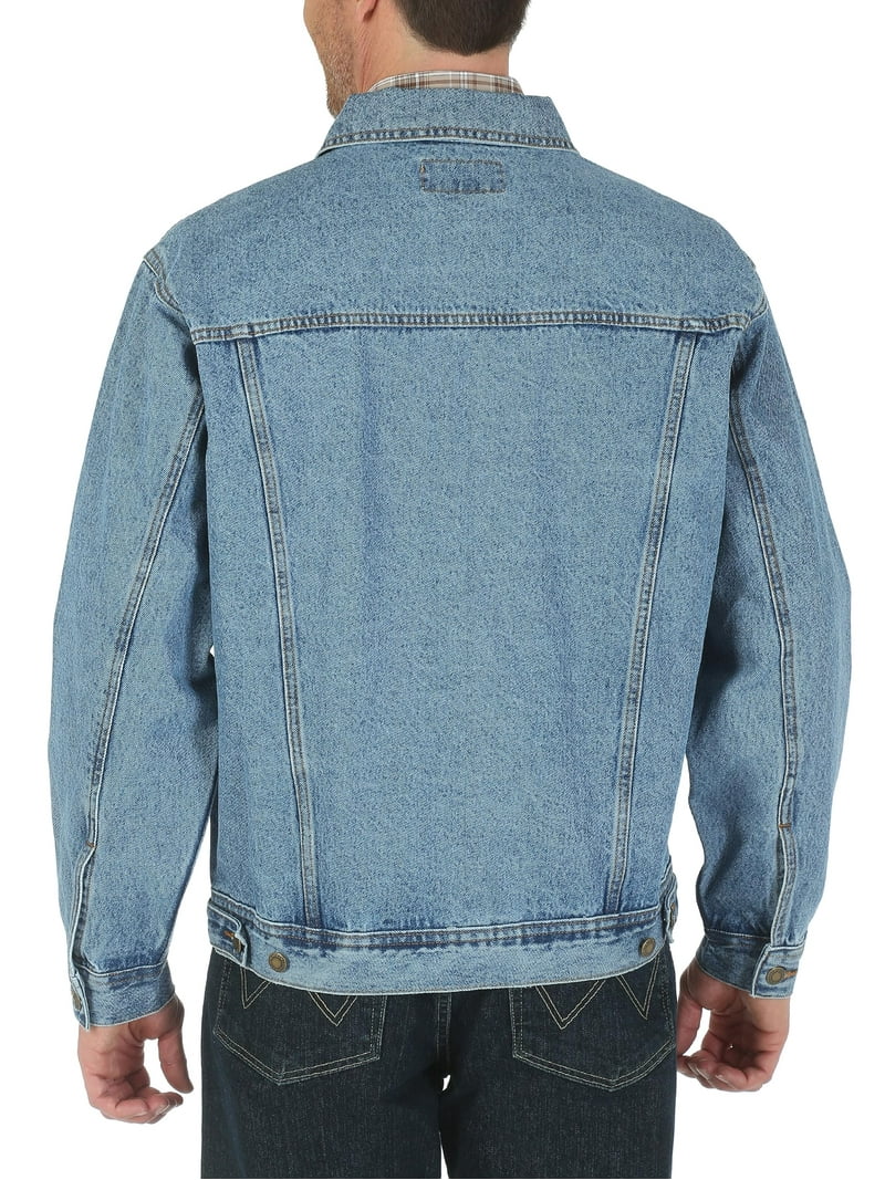 Wrangler Rugged Wear Unlined Mens Large Jean Jacket