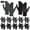 A-10 Pair/Black+Dark Gray, variant on KOITHOT 10 Pairs Winter Gloves for Women and Men, Warm Winter Touch Screen Gloves for Cold Weather
