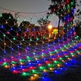 thumbnail image 4 of 3X2/3X3M Christmas Garland String Lights Outdoor Net Mesh Light Christmas Net Light 8 Modes for Wedding Garden Lawn Bushes Decor, 4 of 5