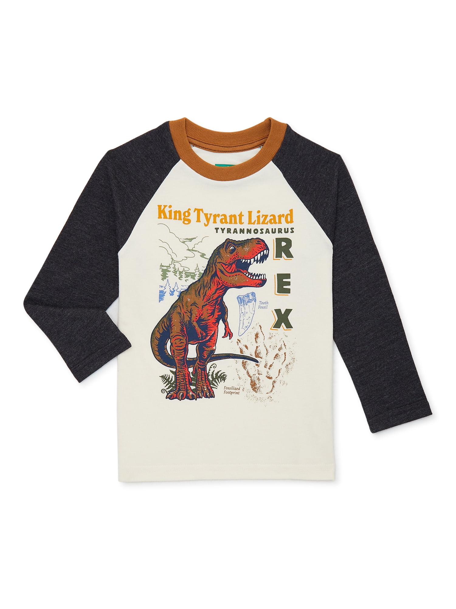365 Kids From Garanimals Boys Long Sleeve Raglan Tee