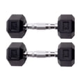 thumbnail image 1 of Par de Mancuernas hexagonales UNIFITNESS negro de 3 kg, 1 of 1