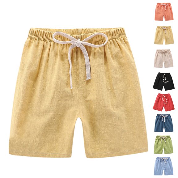 Toddler Shorts Straight Leg Regular Casual Boys Summer Clothes Boys 3T Clothes