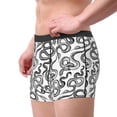 thumbnail image 4 of Daiia Hand Drawn Snake Men's Underwear Boxer Briefs, Cotton Stretch Moisture-Wicking Underwear-XX-Large, 4 of 9