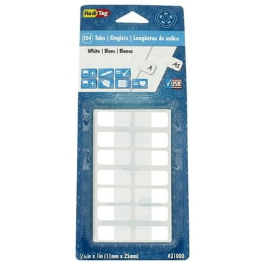 Avery Printable Self-Adhesive Plastic Tabs, 1-3/4", Repositionable ...