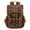 Coffee, variant on Waterproof Waxed Canvas Leather Backpack, Large Travel Hiking Laptop Rucksack, Birthday, Anniversary Gift