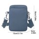 thumbnail image 3 of Bolso Bandolera de Nailon para Mujer | Bolso de Hombro Informal con Correa Ajustable | Funda Ligera para Teléfono para Uso Diario, Viajes y Compras | 18 X 13 X 6 Cm, 3 of 3