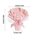 thumbnail image 3 of Clearance!Mother's Day Gifts for Mom,Artificial Flowers,Carnation Soap Flowers,Soap Rose Flowers Bouquet,Mother's Day Creative Gift Birthday Present Beautiful Pink Blooms Carnation Rose, 3 of 5