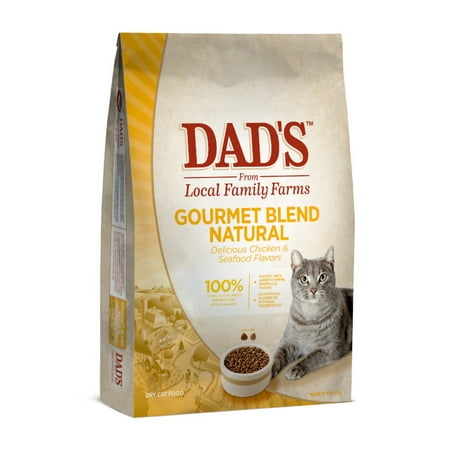 DAD'S Gourmet Blend Natural Dry Cat Food, 3.6 lbs