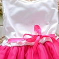 thumbnail image 6 of URMAGIC Infant Baby Girls Sleeveless Love Heart Petal Bridemaids Dress Lace Tulle Sun Dress, 6 of 7