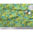 thumbnail image 2 of Soimoi Rayon Crepe Fabric Tropical Leaves Print Fabric by The Yard 46 Inch Wide, 2 of 3