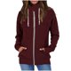 thumbnail image 2 of Puntoco abrigo de mujer moda mujer manga larga frente abierto prendas de vestir exteriores sueltas blusa sólida abrigo tops bolsillos blusa liquidación de Navidad Puntoco Puntoco-1245, 2 of 6