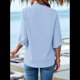 thumbnail image 3 of Tops de Verano para Mujer Azul L, 3 of 4