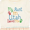 thumbnail image 4 of Inktastic My Aunt in Utah Loves Me Girls Toddler Dress, 4 of 5