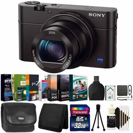 Sony Cyber-shot DSC-RX100 III Built-In Wi-Fi Digital Camera with Complete Photo Editing