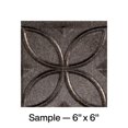 thumbnail image 1 of FASÄDE Rings Decorative Vinyl Backsplash Panel in Smoked Pewter (6X6 Inch Sample), 1 of 3