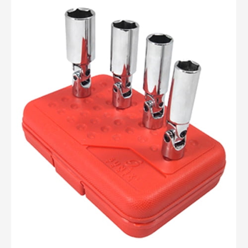 Sunex 8845 3/8" Dr 7Pc Master Spark Plug Socket Set Forged From Cr-V Alloy Steel 
