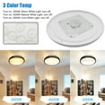 thumbnail image 3 of MingBright 13" LED Flush Mount Ceiling Light Fixture Dimmable 3CCT, For Bedroom, Dining Room, Home Office, Study, Kitchen, Living Room, cETL Listed, 3 of 8