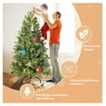 thumbnail image 6 of CZMDZH 7ft Artificial Christmas Tree, Automatic Unfold PE/PVC Xmas Tree with Easy Setup, Full Size Holiday Decor for Home, Office, & Family Celebration, 6 of 6