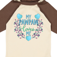 thumbnail image 4 of Inktastic My Pawpaw Loves Me with Flowers and Hearts Boys or Girls Long Sleeve Baby Bodysuit, 4 of 5