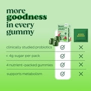 Bloom Nutrition Super Greens Gummies, Strawberry Kiwi, 12 - 4 Pack Pouches