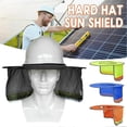 thumbnail image 5 of Portable Helmets Cover with Reflective Strip UV Protection Sunshade Helmets Attachment for Workers Construction, 5 of 5
