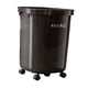 thumbnail image 4 of Contenedor de Basura con Ruedas Cubo de Residuos Grande Papelera Móvil Espaciosa Bote de Basura Práctico de Material PP Adecuado para Cocina Oficina B Negro, 4 of 8