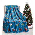 thumbnail image 1 of Cozy Home 653466014083 50 x 60 Po Chiens de Vacances Jeter Couverture & 44; Couleur Multi, 1 of 1