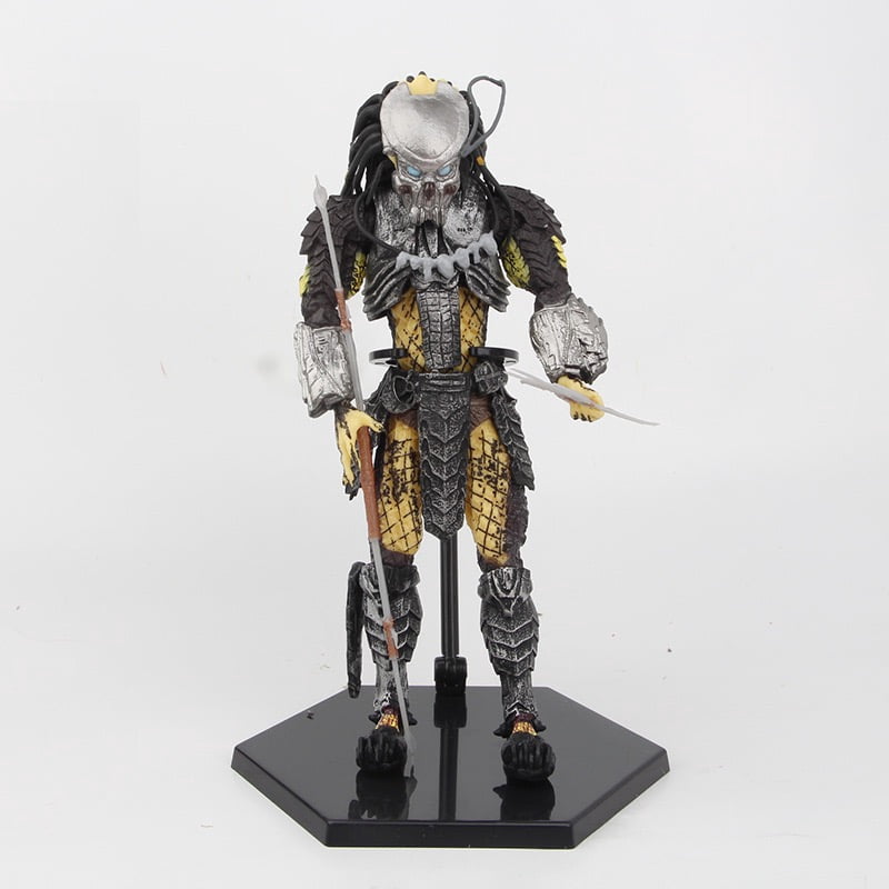 New Scar Predator, Predator Figure, Standing Fighting Action Figure 21cm/8.3inch Anime Model Game Character Statue Collection Decoration Gift (b)