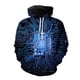 thumbnail image 3 of Sudadera con capucha con estampado 3D de chip electrónico creativo para hombre, ropa de calle informal de estilo Harajuku y hip hop, para primavera y otoño, 3 of 5