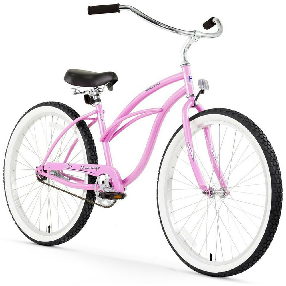 26" Firmstrong Urban Lady Single Speed Women's Beach Cruiser Bike, Pink