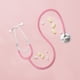 thumbnail image 4 of unidad Estetoscopio virtual para un solo jugador, juguete médico infantil, equipo médico de simulación, juguete de juego para niños (rosa), 4 of 8