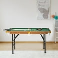 thumbnail image 2 of Soozier 55" Portable Mini Billiard Table, Foldable Pool Table, Green, 2 of 10