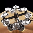 thumbnail image 2 of EeaseCA 50pcs Tambourine Ring Cymbals Ching Rings Percussion Instrument Drum Ring Ching Rings, 2 of 8