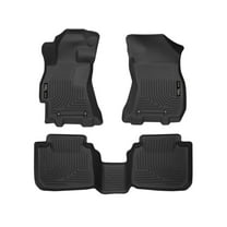 Husky Liners 99671 Weatherbeater Floor Mats Fit 2015-2019 Subaru Legacy, Outback - Front/2nd Seat - Black