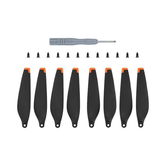 de bajo ruido, ligero, portátil, de liberación rápida, profesional para RC, cuadricóptero, reemplaza piezas, accesorio , naranja negro naranja y negro Sunnimix apoyo de hélice