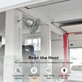 thumbnail image 5 of Matthews Fan Company KC-BN Kaye 13” Brushed Nickel Wall Mount/Ceiling Fan with 3 Blades, Wall Control, Damp Rated, 5 of 10
