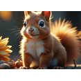 thumbnail image 4 of Adorable Squirrel Design Backdrop Banner Decorative Party Supplies Background for Fall Festivals Outdoor Gatherings Photo Booths and Autumn Celebrations, 4 of 7